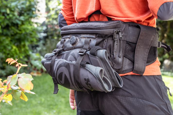 Ist die Hütte voll, lässt sich auch außen noch Zubehör anbringen.