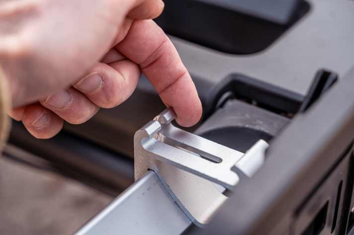 Hier sollten die Kanten besser geglättet werden, sonst besteht Verletzungsgefahr