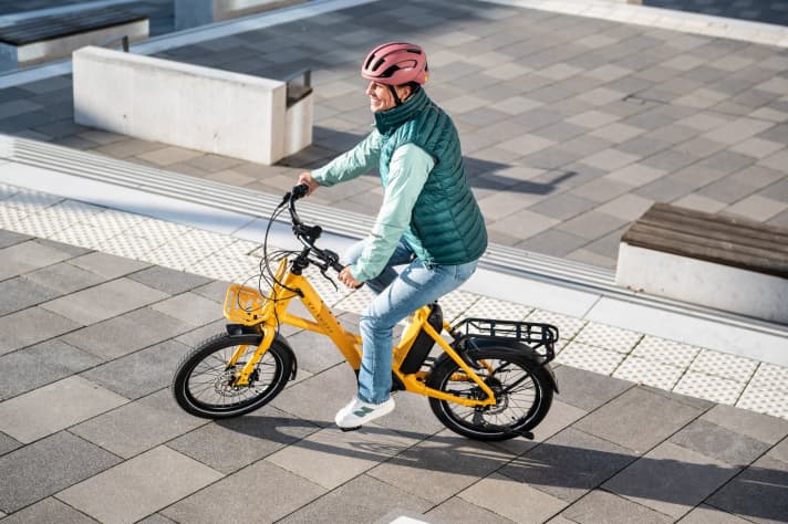 Lately, lots of young people have been discovering compact e-bikes – their bold designs, like those on the Kalkhoff, are proving popular.