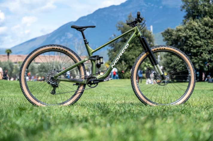 The Norco Optic show bike from Intend was one of the most admired bikes at the BIKE Festival in Riva.