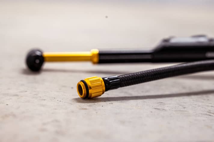 The short valve head is not ideal for low-lying valves