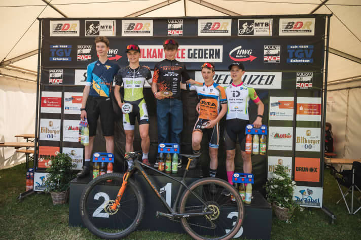 Auch Nico Brandl holt für das BIKE Junior Team einen 2. Platz bei der Bundesnachwuchssichtung.