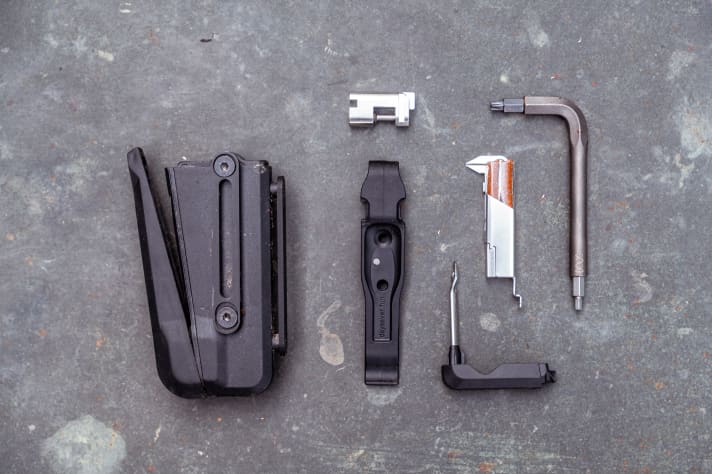 Magic box: Everything you need for repairs on tour is on board.