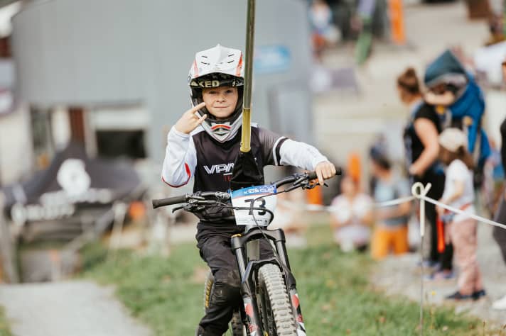 Auch Kinder und Jugendliche lieben Challenges. Beim VPace Kids Cup können sie sich in der Abfahrt messen. Die Rennen sind teilweise Bestandteil der BIKE Festivals.