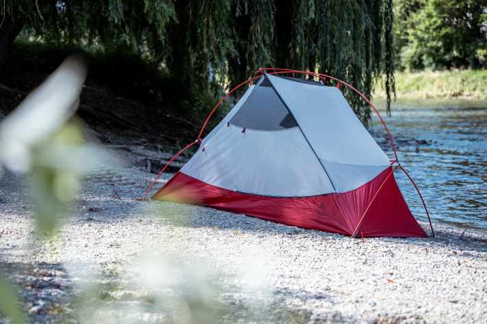 If you like it airy, you can also use the Hubba Hubba without the flysheet - alternatively, you could also use the outer shell as a tarp