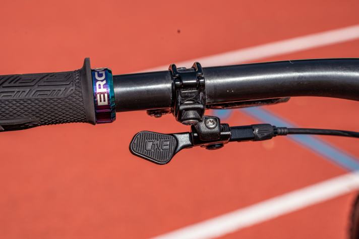 The rubber attachments are available in different colours - to match the bike