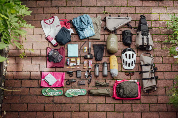 Want to take all this with you? The packing list for a single night fills 1.5 A4 pages. Apart from cable ties, a pump and a spare inner tube, I've used everything