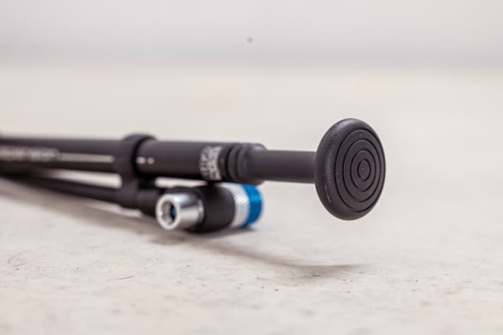 Vor allem bei hohem Druck zwickt der Knauf ganz schön in der Hand