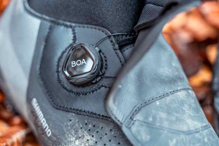 Das Boa-Rädchen lässt sich nur in eine Richtung feinjustieren. Für den Preis wäre das hochwertigere LI2-Rädchen schön gewesen