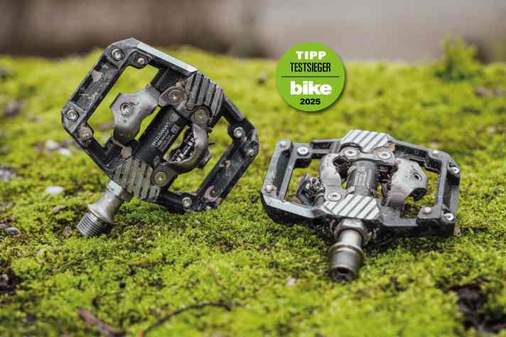 If weight is not an issue, the new XTR is an excellent pedal for trail bikers.