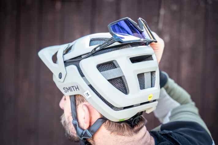 The sunglasses port can also be used from behind