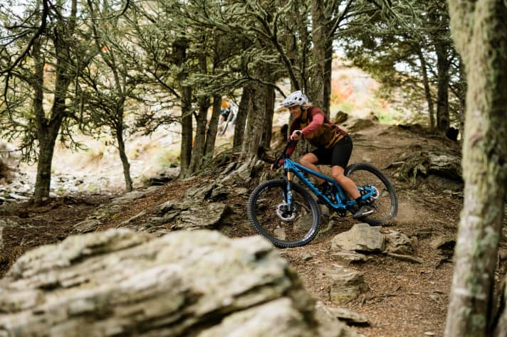 All Mountain: The latest version of the Pivot Switchblade also wants to score points in varied terrain.