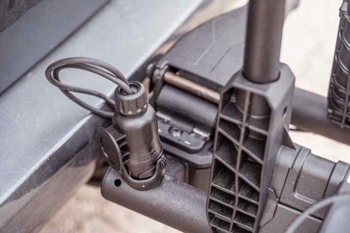 The plug is positioned directly next to the clutch - that's where it belongs