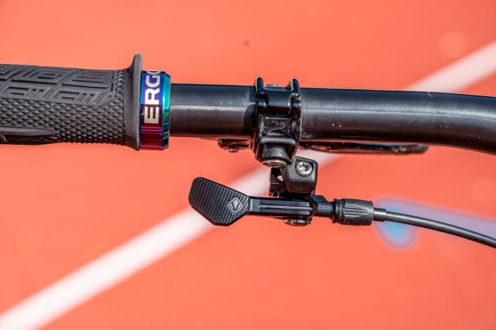 Good investment: The Trigloc lever can be adjusted extensively and operated smoothly