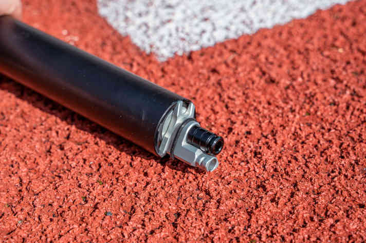 Für den Service reicht ein 5er Inbus als Werkzeug