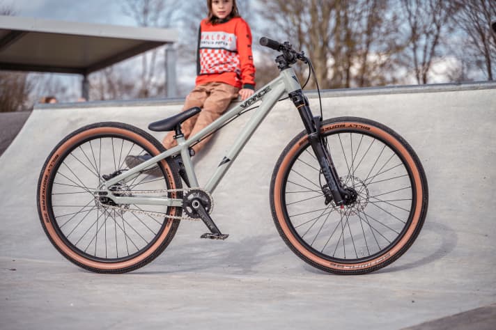 Kinder-Bikes haben sich inzwischen aus der Nische herausgearbeitet. Hier findet man ein umfangreiches Angebot. Der Einsatzbereich das Dirtbikes Danny ist da schon etwas spezieller.