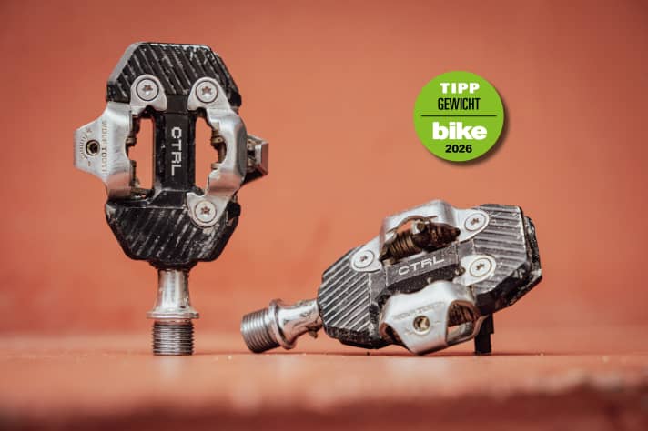 Control - der Name ist Program: Kein anderes Trail-Pedal bietet eingeklickt ein derart geschmeidiges Fahrverhalten, mit Ausnahme des Shimano XTR PD-M9220.