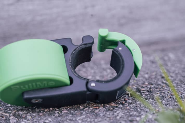 Die leichte Montage über eine integrierte Schelle war dem Entwickler besonders wichtig.