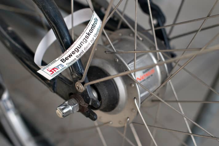Parking offenders: Bicycles that have been unused for a long time are marked in the car parks and regularly removed.