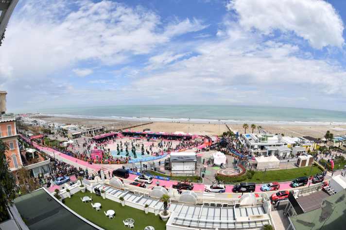 Riccione  war in der Vergangenheit häufiger Startort einer Etappe des Giro d’Italia, zuletzt 2019.