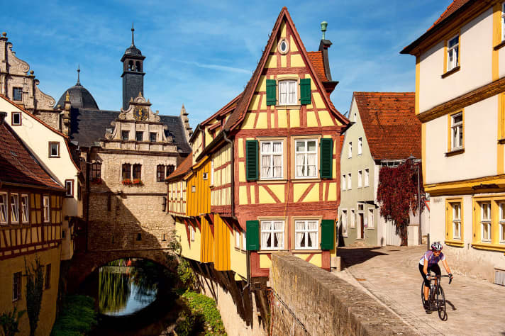   Auf Kante gebaut: der Malerwinkel in Marktbreit - Rennradfahren durch alte Städtchen