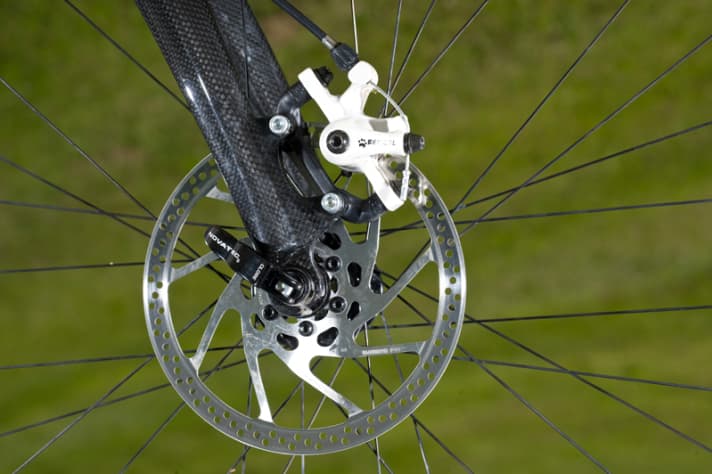   Die Zukunft im Cross? Mechanische Scheibenbremse von Bengal am Crosser von OCCP 