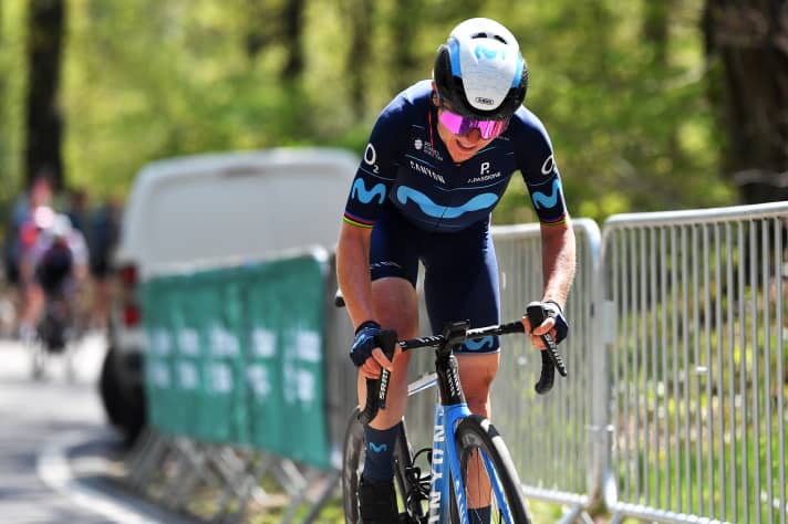 Her attack brought Annemiek Van Vleuten (Movistar Team Women) victory at Liège-Bastogne-Liège.