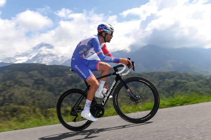 Thibaut Pinot sur un Xelius SL