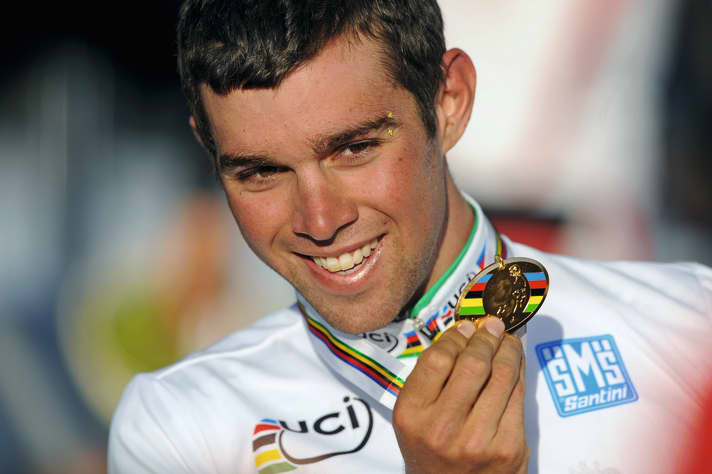 Michael Matthews hat schon einmal zu Hause WM-Gold geholt: 2010 beim U23-Rennen