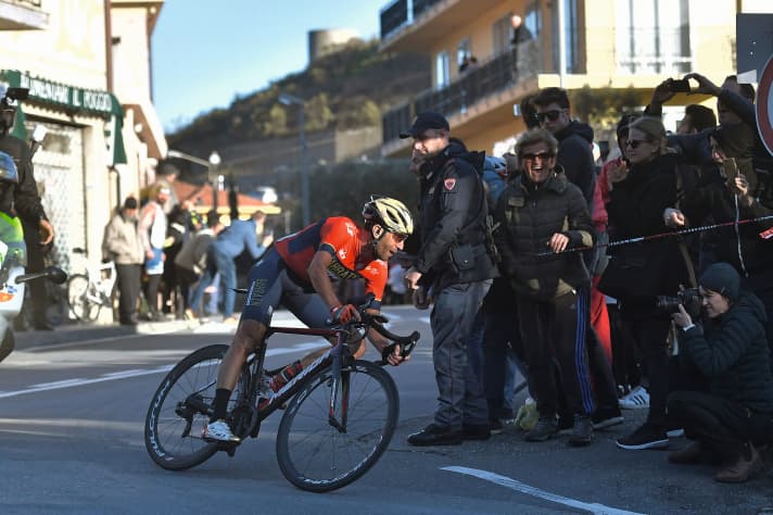 En route pour la victoire à Milan-San Remo 2018 