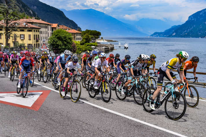The route of the Giro Donne offers numerous scenic highlights