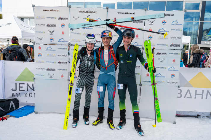 Toni Palzer (centre) DM 2026
