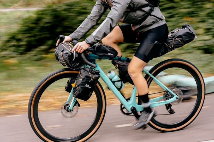 Bikepacking-Taschen Jack Wolfskin 2023