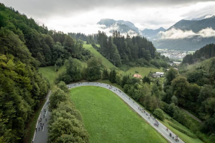 Anstieg: Auf der Marathonrunde müssen 1800 Höhenmeter absolviert werden.