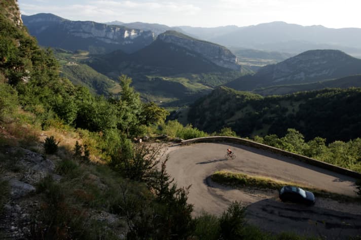   There they are, in all their splendour: the Gorges de la Bourne 