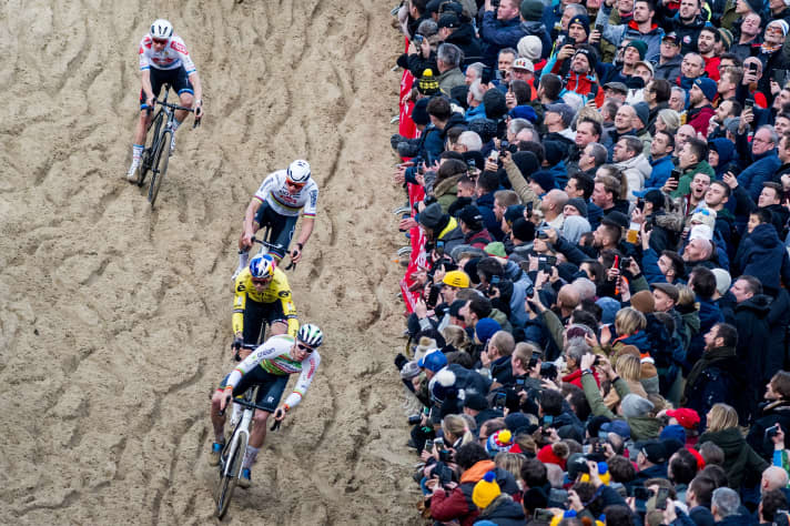 Chaque année, le Duinencross se déroule dans le bac à sable de Koksijde.