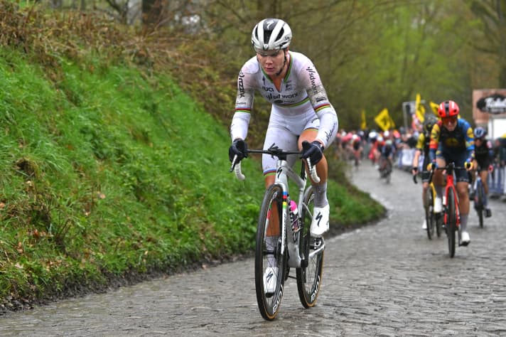 Bei Lotte Kopecky zeigte die Formkurve zuletzt leicht nach unten