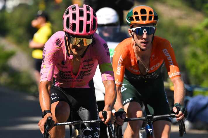 Richard Carapaz a pris la tête du classement de la montagne.