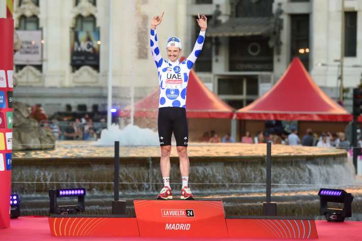 Jay Vine won his professional contract through indoor cycling and is now one of the best climbers in the world