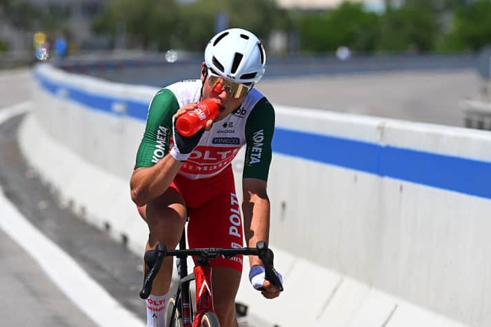 Francisco Muñoz (Team PoltiVisitMalta) bestimmte den Tag als alleiniger Ausreißer.