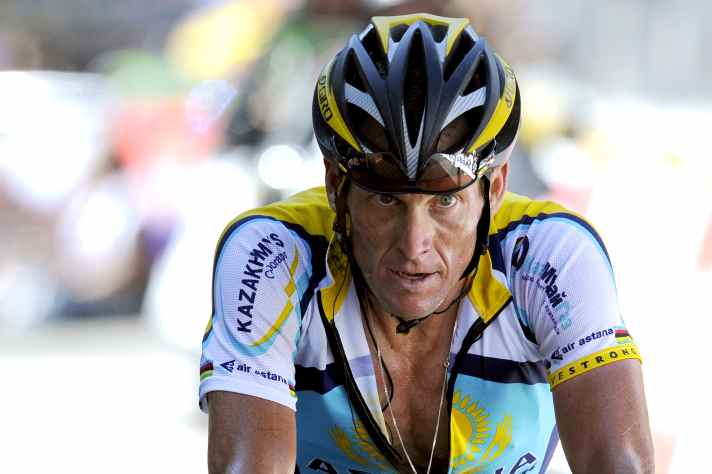 Lance Armstrong kehrte 2009 nach Jahren Pause in den Radsport zurück.