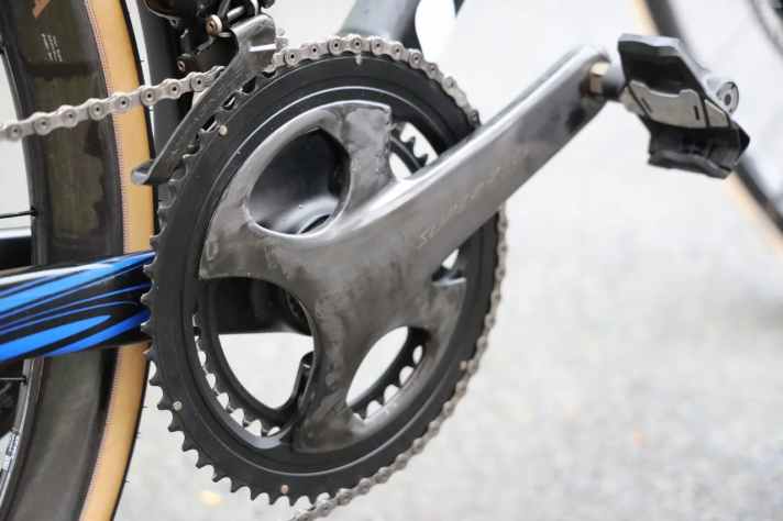 Ausgestattet mit Campagnolo Super Record 13