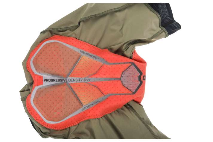 Zones with different densities are designed to increase comfort. We found the padding a little too soft overall