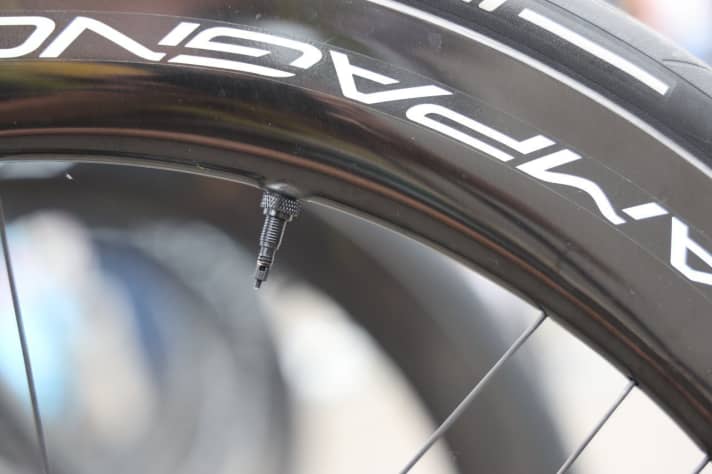 The wheels have a reduced internal dimension compared to the current model