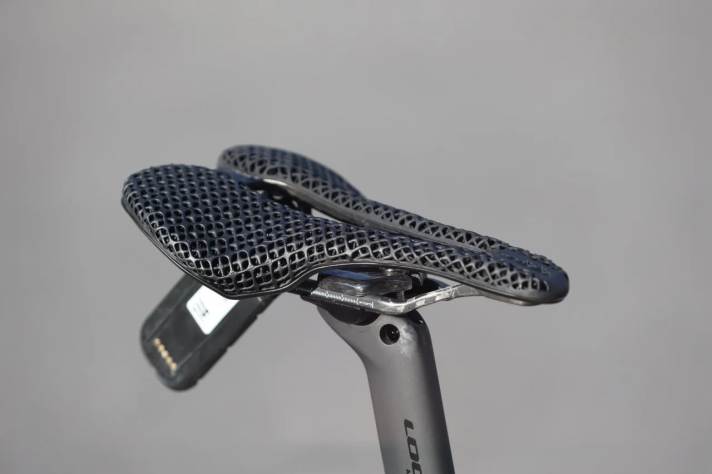 The 3D printed saddle from Selle Italia.