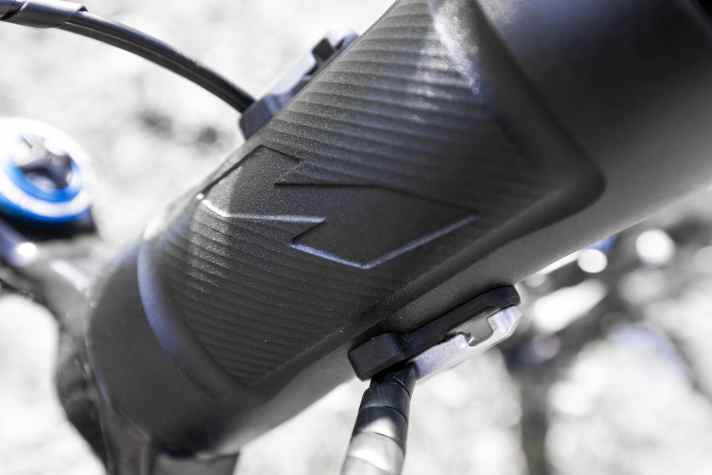 The Nicolai logo is prominently milled into the head tube.
