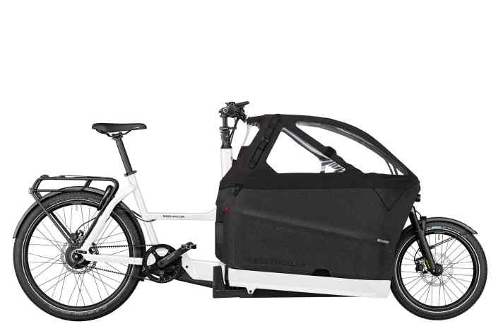 Ungewohnt ist anfänglich für viele Nutzer:innen, dass das Vorderrad bei Cargobikes nicht zu sehen ist. | pd-f