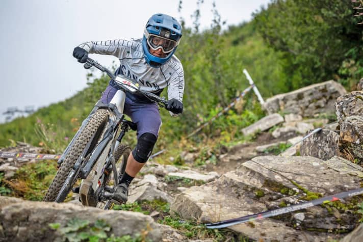 Ines Thoma war Deutschlands erste Enduro-Meisterin