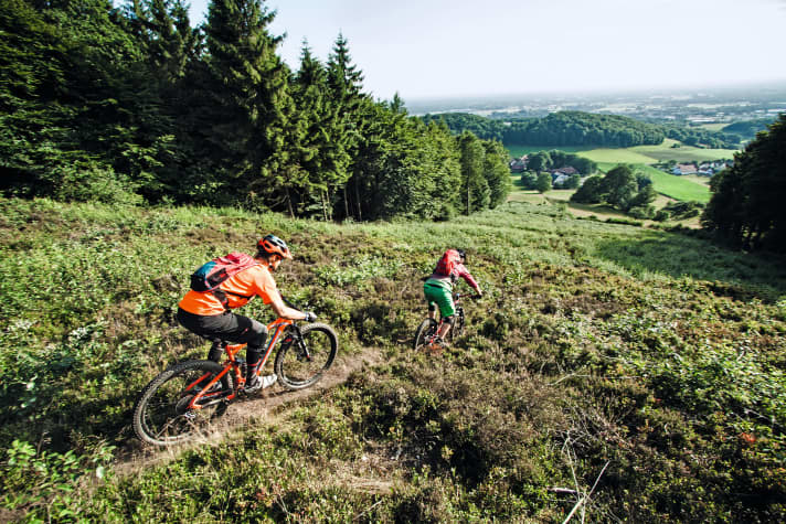 There were actually times when trail biking was still allowed in all directions in the Teuto.