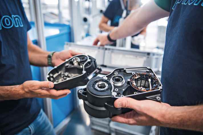 Special patents on the function of the circuit and a special torque sensor ensure that the magnesium housing of the MGU remains relatively compact.